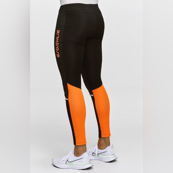 Bjorn Daehlie Winter Wool 2.0 Tights - Shocking Orange Men's XXL Running - Picture 2 of 10